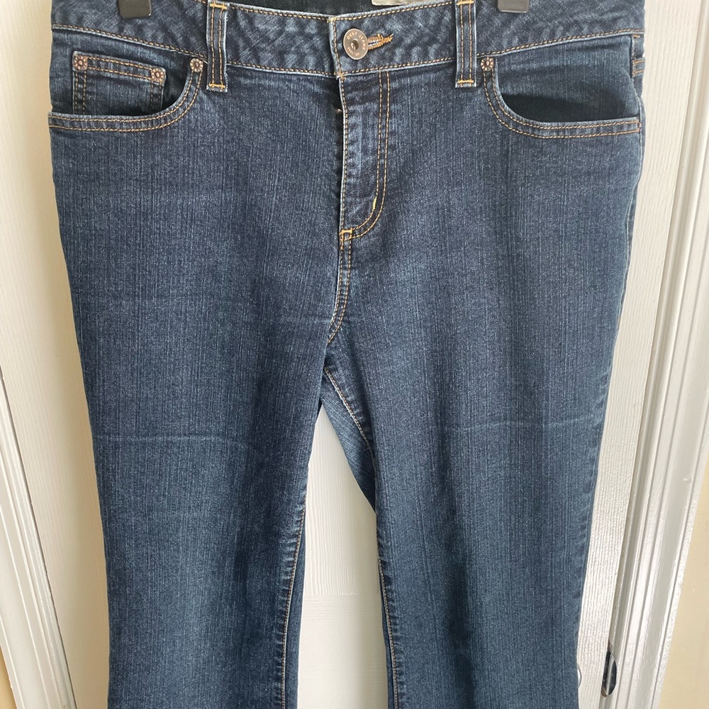 DKNY slight boot cut jean